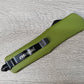 ESSENTIAL KNIVES "THE ESSENTIAL 9" OD GREEN Out The Front Knife TANTO SERRATED Blade