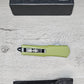 ESSENTIAL KNIVES "THE ESSENTIAL 9" OD GREEN Out The Front Knife TANTO SERRATED Blade