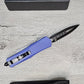 ESSENTIAL KNIVES "THE ESSENTIAL 9" PURPLE Out The Front Knife DAGGER Blade