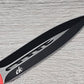 ESSENTIAL KNIVES "THE ESSENTIAL 9"RED  Out The Front Knife DAGGER Blade