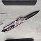 ESSENTIAL KNIVES "THE ESSENTIAL 9" SKULLS N ROSES  Out The Front Knife DAGGER Blade