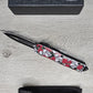 ESSENTIAL KNIVES "THE ESSENTIAL 9" SKULLS N ROSES  Out The Front Knife DAGGER Blade