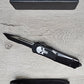 ESSENTIAL KNIVES "THE ESSENTIAL 9" SKULL Out The Front Knife TANTO SERRATED Blade