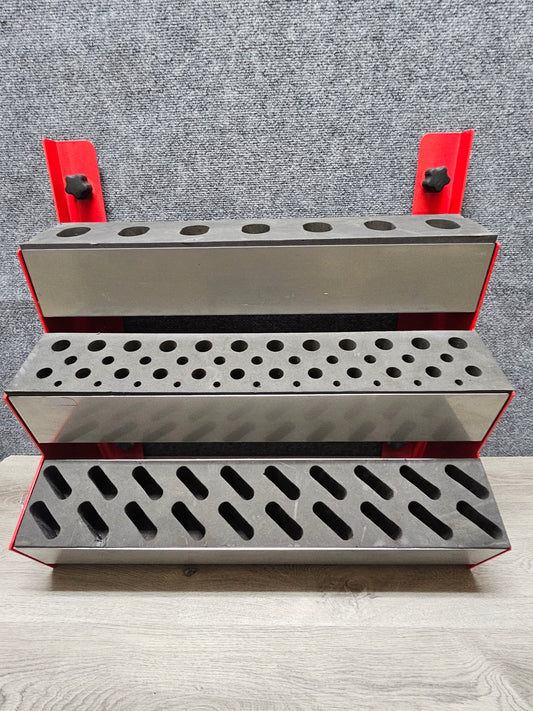 SNAP-ON ALUMINUM & FOAM HAND TOOL DISPLAY MOUNTS TO E-TRACK