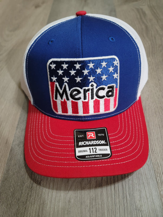 Richardson 112 Trucker Hat "Merica" Trucker Hat