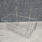 CHROME MEDIUM WIRE BASKET 12X6X6" FOR SLATWALL OR PEGBOARD #SW-MDBSKC