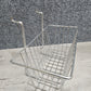 CHROME MEDIUM WIRE BASKET 12X6X6" FOR SLATWALL OR PEGBOARD #SW-MDBSKC