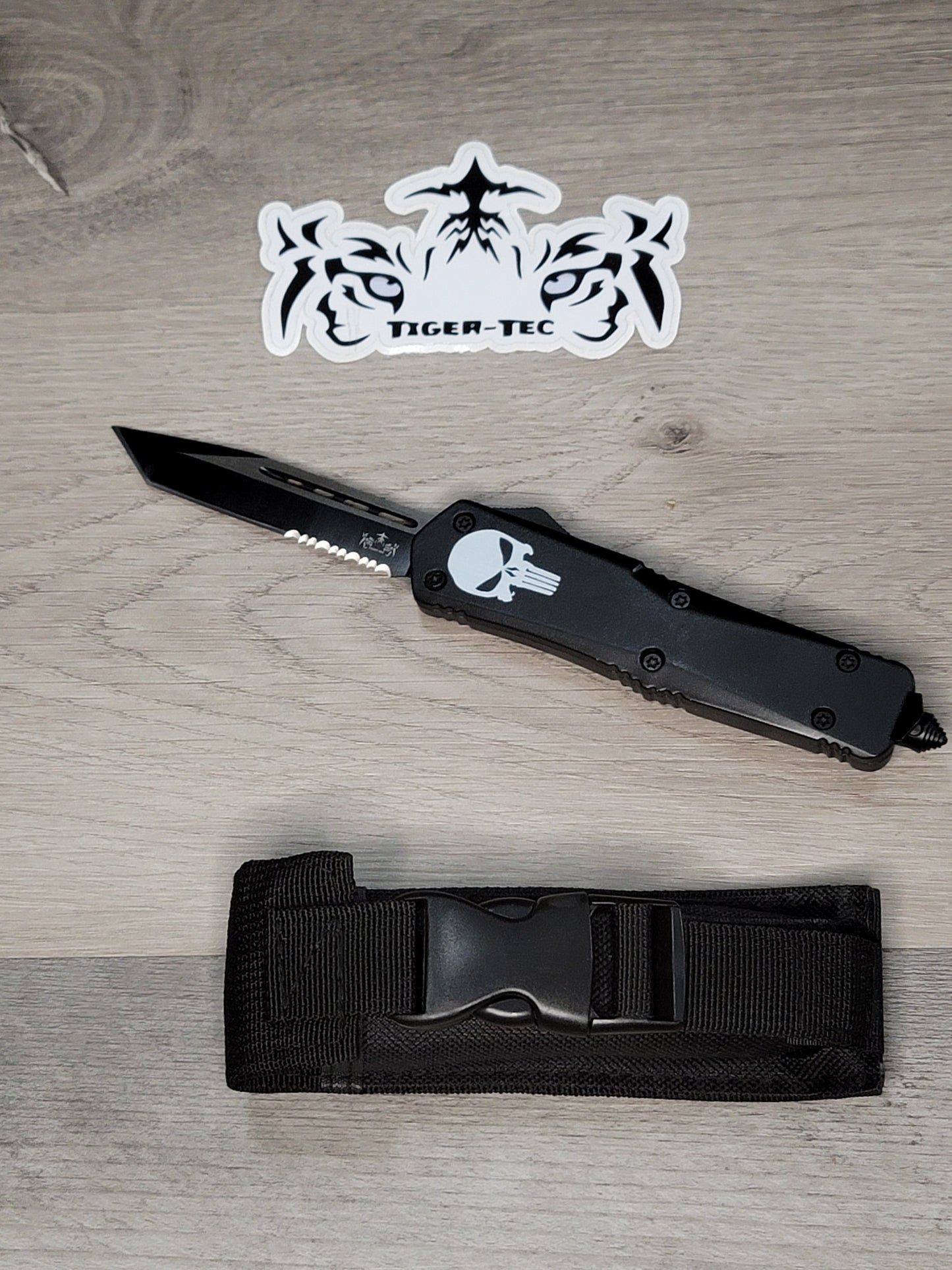 Tiger Tec Warrior "Punisher 2" Out The Front Knife Tanto Blade