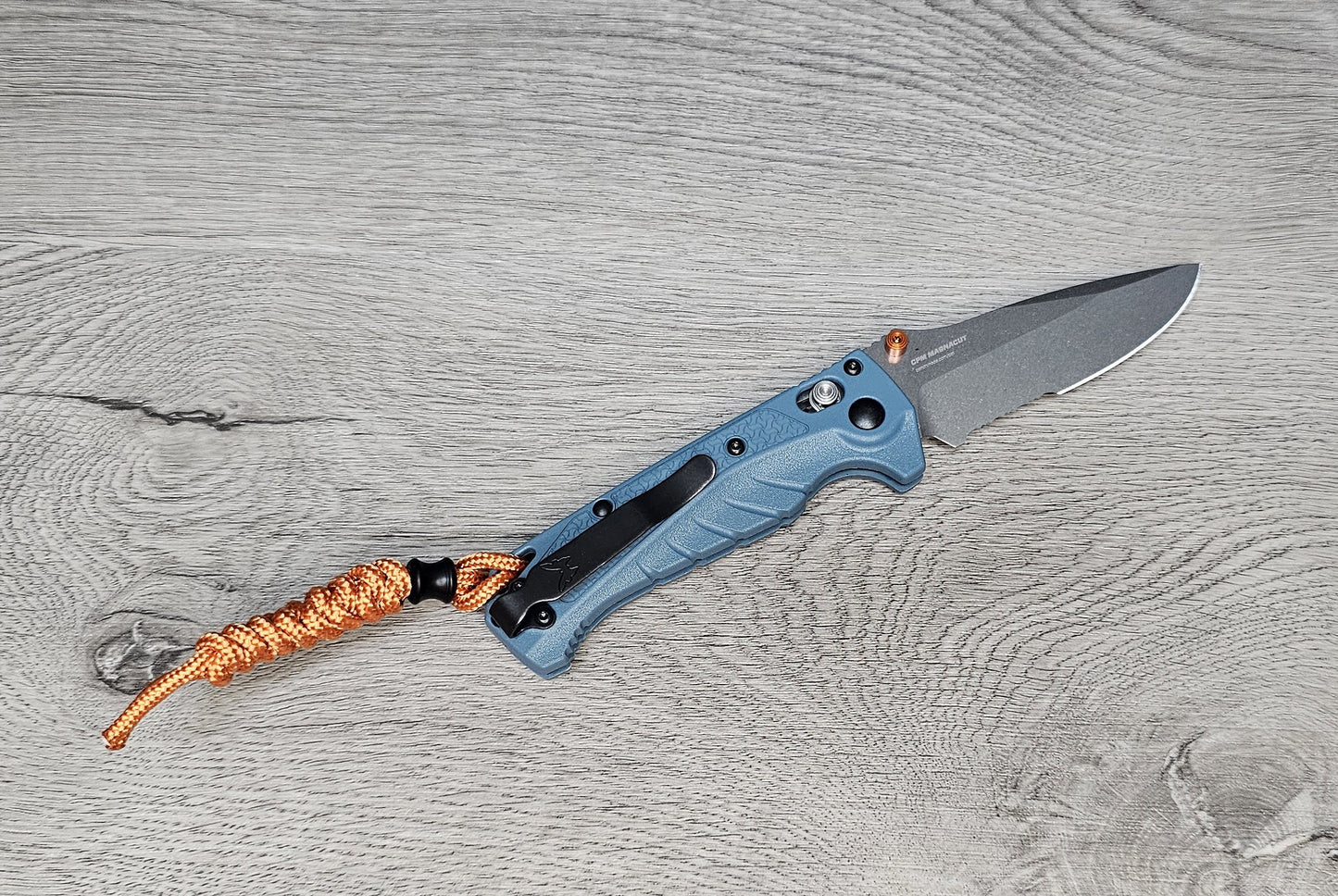 B-USA 18060S AD*RA WATER SERIES FOLDING KNIFE MADE on a BENCH in Oregon