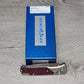 B-USA 535-09 BUGO*T Grey/Redstone Aluminum & Richlite MADE on a BENCH in Oregon