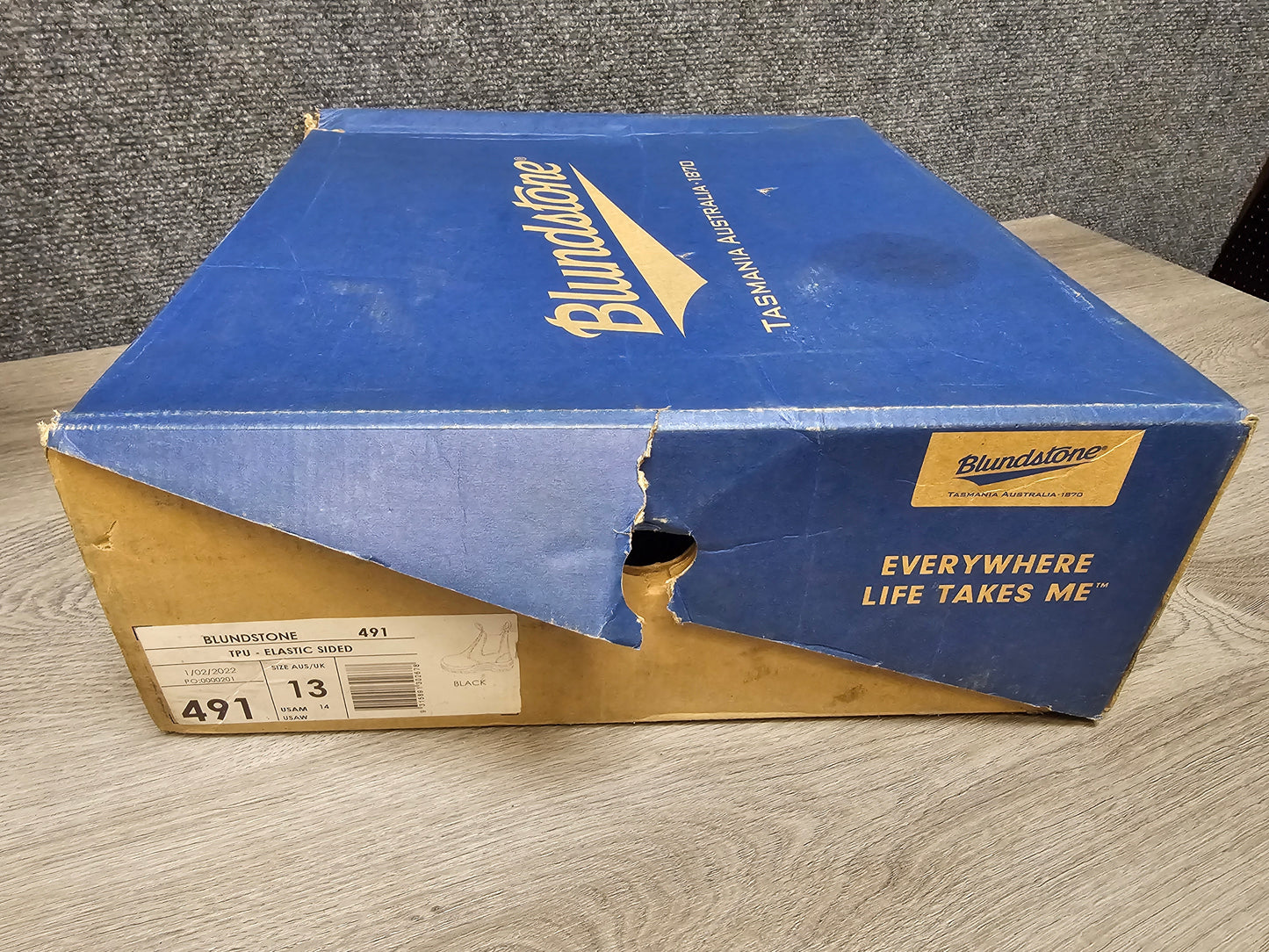 Blundstone boots size 13UK Truck worn box