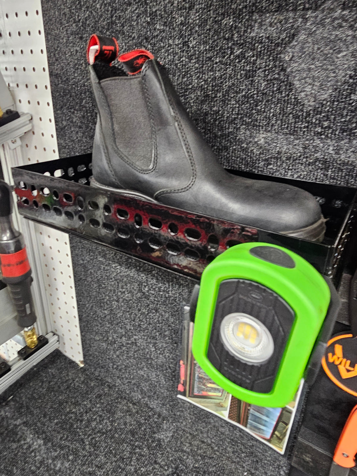 WORK BOOT Display TRAY ONLY SCREW TO WALL