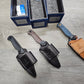 B-USA 203BT-03 DACI*N  BROWN MICARTA MAGNA CUT FIXED BLADE KNIFE. MADE on a BENCH in Oregon