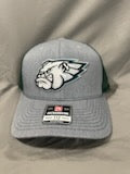 Richardson 112 "DAWG Eagle " Green and Gray Trucker Hat