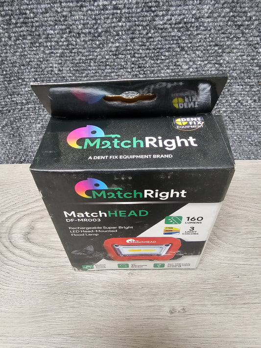 DENT FIX MATCH RIGHT HEADLAMP  HAS NATURAL SUNLIGHT MODE FOR PAINT MATCHING