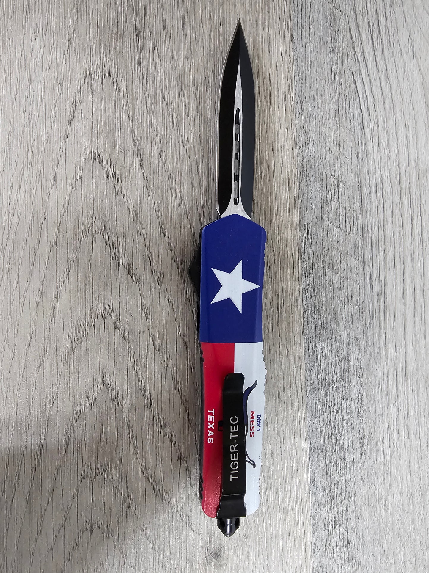 Tiger Tec Warrior "Don't Mess With Texas" LIMITED EDITION Various blade types