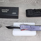 ESSENTIAL KNIVES "THE ESSENTIAL 7" GRAY P40 Out The Front Knife TANTO SERRATED Blade