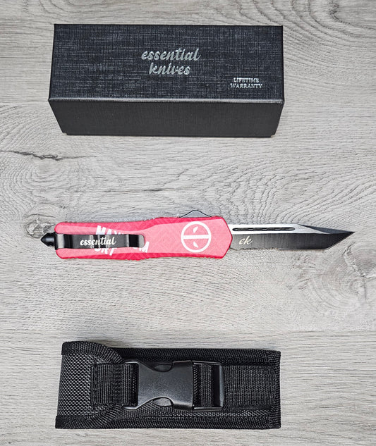 ESSENTIAL KNIVES "THE ESSENTIAL 9" MAXIMUM EFFORT  Out The Front Knife TANTO serrated  Blade