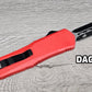 ESSENTIAL KNIVES "THE ESSENTIAL 9" RED Out The Front Knife 3 BLADE TYPES