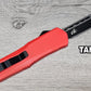 ESSENTIAL KNIVES "THE ESSENTIAL 9" RED Out The Front Knife 3 BLADE TYPES