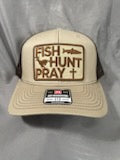Richardson 112 "Fish Hunt Pray" Trucker Hat