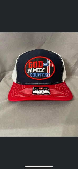 Richardson 112 God Family Country Trucker Hat