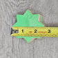 2.5"x2.5"  BURST SIGN 100 PIECES assorted YELLOW, ORANGE, GREEN, PINK