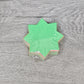 3"x3"  BURST SIGN 100 PIECES assorted YELLOW, ORANGE, GREEN, PINK