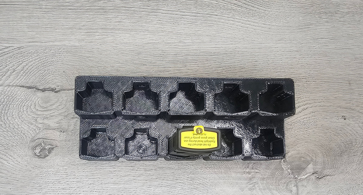 O LIGHT Flashlight Display - Holds 10 - Fits Olight & Coast