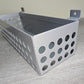 PERFORATED STEEL DISPLAY BIN FOR SLATWALL inside dimensions 11 & 3/4"W x 3 3/4"D