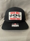 Richardson 112 Trucker Hat "Dale" ALL BLACK Trucker Hat