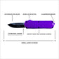 Tiger Tec TROOPER Out The Front Knife CALIFORNIA LEGAL PURPLE