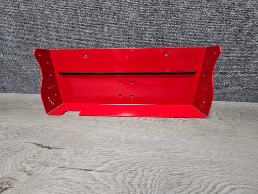 DIAGNOSTIC WALL MOUNT DISPLAY  15' " L X 5 &3/4" H POWDER COATED RED
