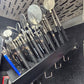 MAGNET & MIRROR HOLDER WATERFALL WITH 5 HOOKS (SCREW MOUNT) WF-MMSM