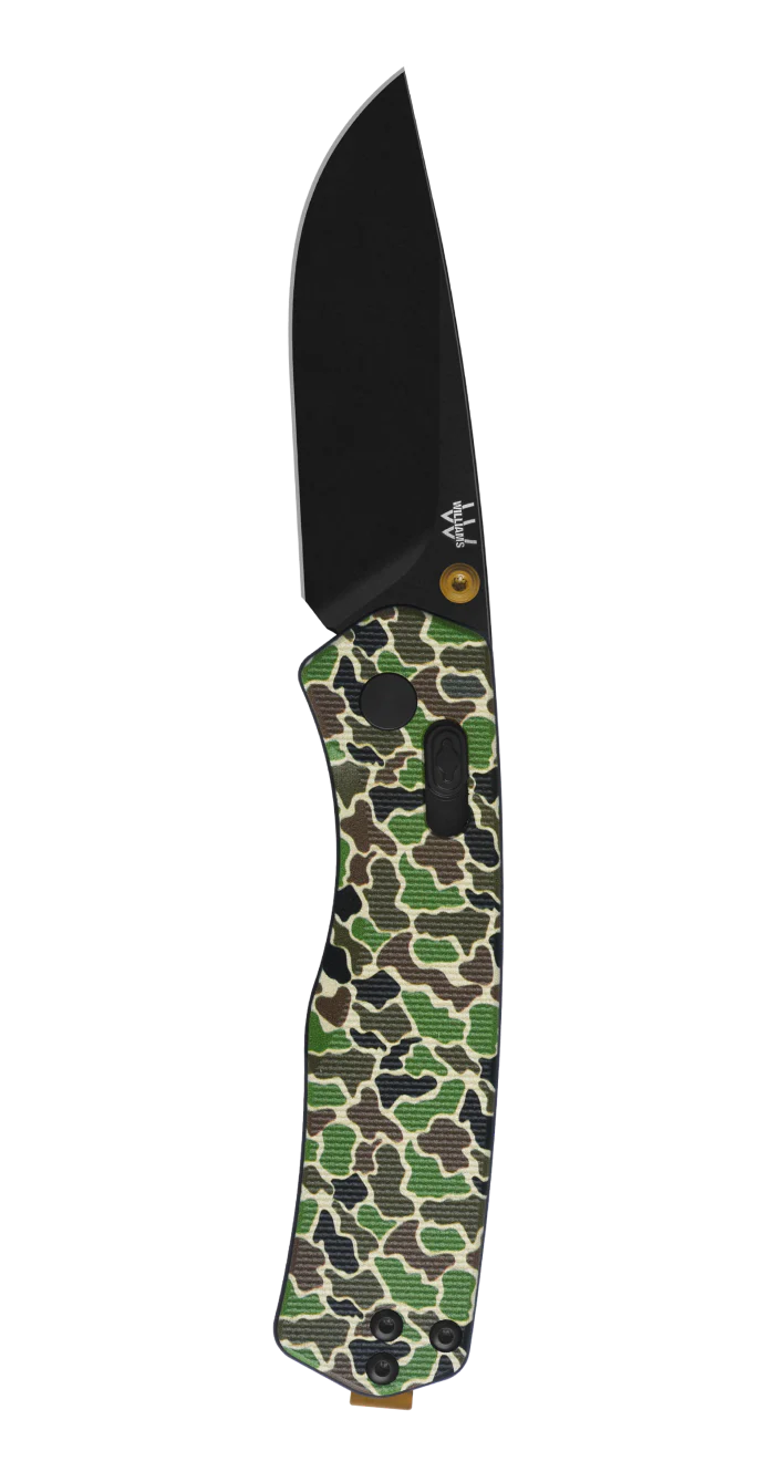 Williams Glide Folder 6.5" Woodland Camo